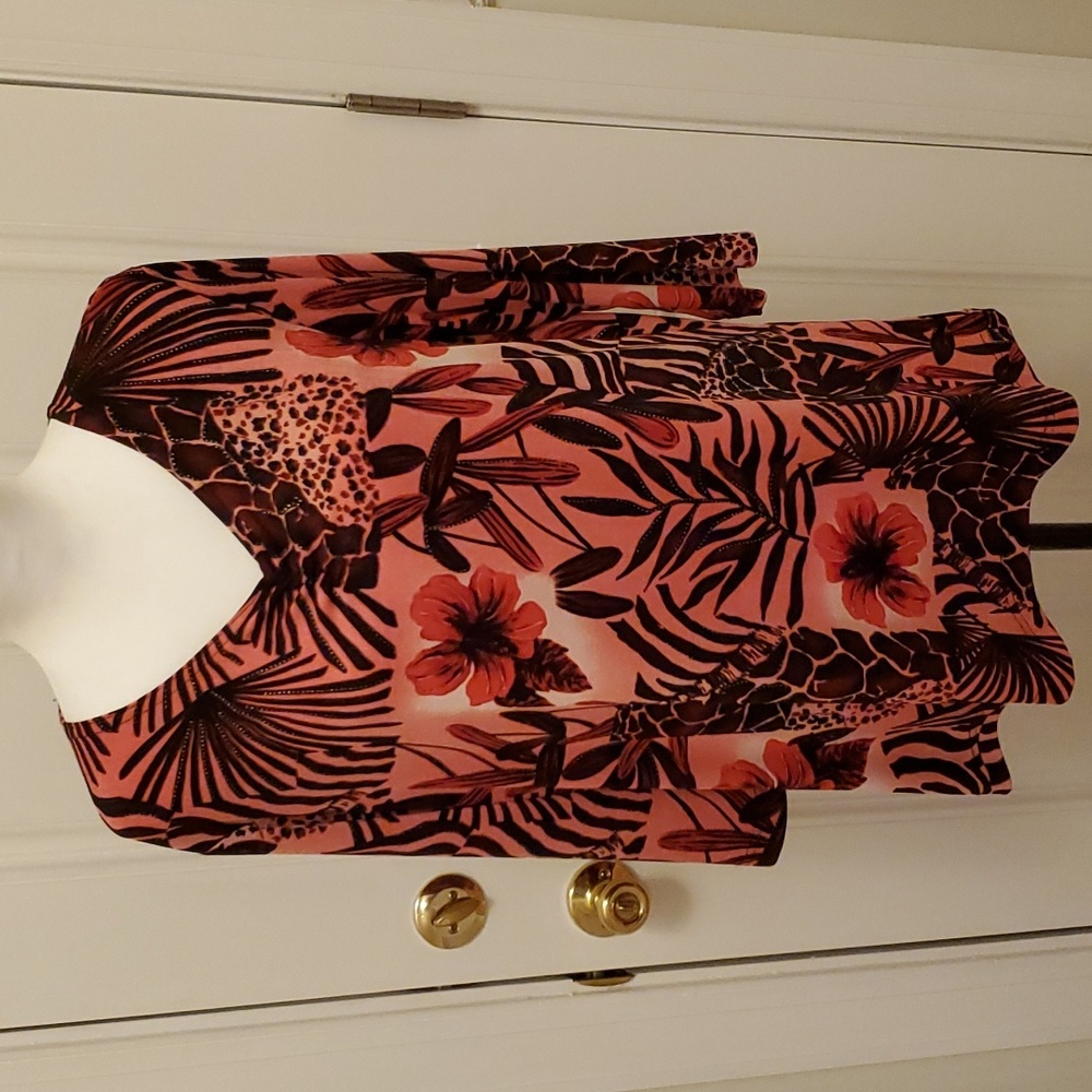 Carolyn Strauss 3/4 Sleeve Top